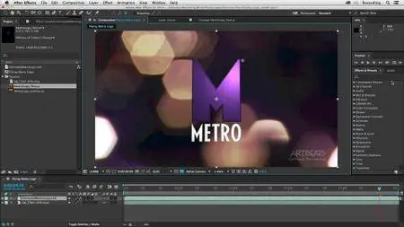 Creating Flying Logos with After Effects and Cinema 4D Lite