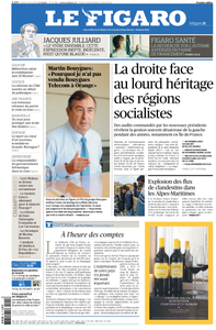 Le Figaro du Lundi 4 Avril 2016