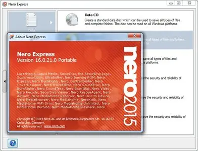 Nero Burning ROM & Nero Express 2015 16.0.21.0 Portable