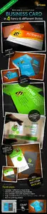GraphicRiver Great Business Card Mock-up Pack - 4 Styles