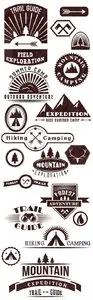 Expedition Logos Vector Set