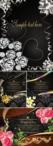Luxury Greeting Cards Vector
