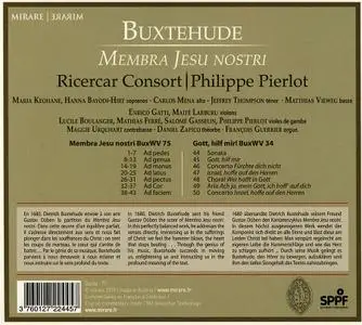 Philippe Pierlot, Ricercart Consort - Buxtehude: Membra Jesu nostri (2019)