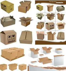 Big Set of Packaging Box