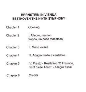 Bernstein: The Concert Collection BOXSET 9 DVD - Bernstein in Vienna: Beethoven The Ninth Symphony - DVD 2/9