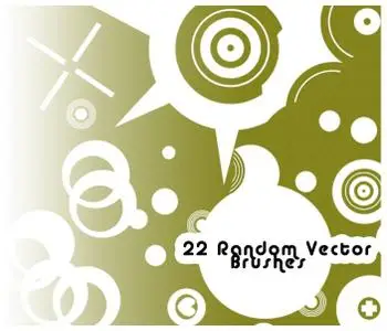 22 Random Vector Brushes for Photoshop