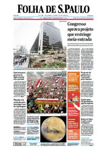 Jornal Folha de São Paulo - 10 de julho de 2013 - Quarta