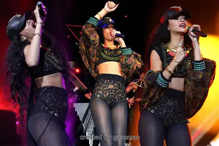 Rihanna - Performs at Barclaycard Wireless Festival in London July 8, 2012