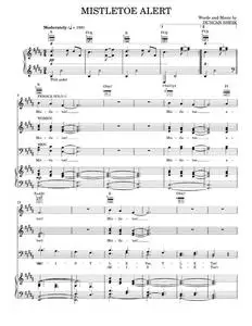 Mistletoe Alert - Duncan Sheik (Piano-Vocal-Guitar)