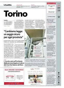 la Repubblica Torino - 23 Settembre 2018