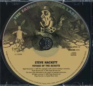 Steve Hackett - Voyage Of The Acolyt (1975) [2005, Remastered] Repost
