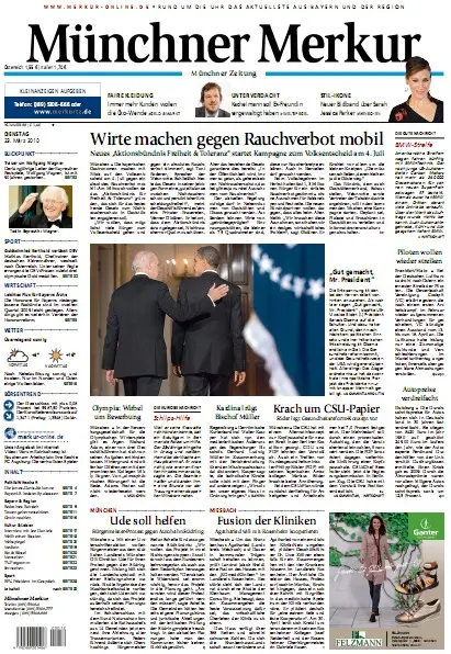 Münchner Merkur vom 23. März 2010