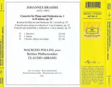 Maurizio Pollini, Claudio Abbado, Berlin Philharmonic - Brahms: Piano Concerto No.1 (1998)