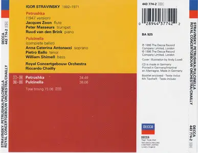 Stravinsky - Petrushka / Pulcinella (1995, Decca # 443 774-2 DH) [RE-UP]