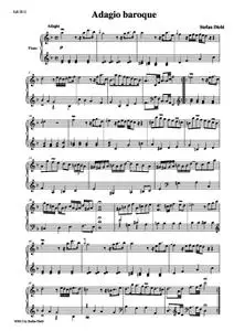 Adagio baroque (for piano)