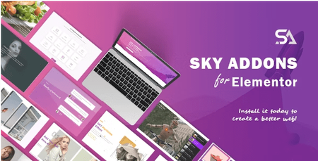 Sky Addons v1.5.1 - for Elementor Page Builder WordPress Plugin NULLED