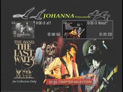 The Band: The Last Waltz Celebration (1976) [3 x DVD-5]