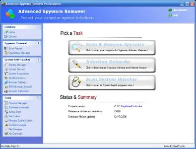 Advanced Spyware Remover Pro v1.97.470