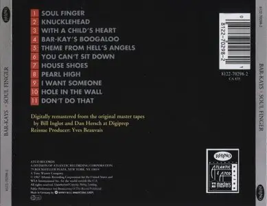 Bar-Kays - Soul Finger (1967) {Stax/Rhino} [Re-Up]