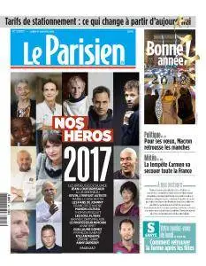 Le Parisien du Lundi 1er Janvier 2018