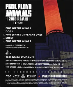 Pink Floyd - Animals (2018 Remix) (1977/2022/2024) (Blu-ray)
