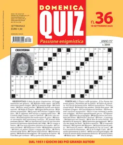 Domenica Quiz N.3844 - 18 Settembre 2025