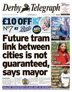 Derby Telegraph - 16 September 2025