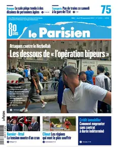 Le Parisien du Jeudi 19 Septembre 2024