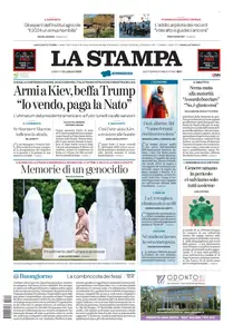La Stampa Aosta - 12 Luglio 2025