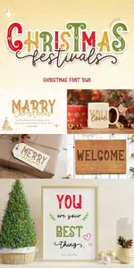 Christmas Festivals Font DUO