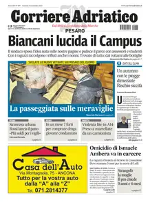 Corriere Adriatico Pesaro - 6 Novembre 2025