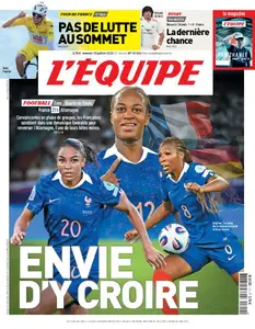 L’equipe du Samedi 19 Juillet 2025