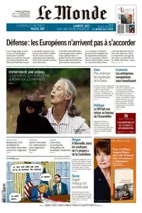 Le Monde du Vendredi 3 Octobre 2025