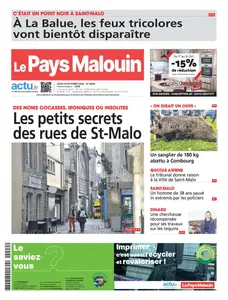 Le Pays Malouin - 24 Octobre 2024