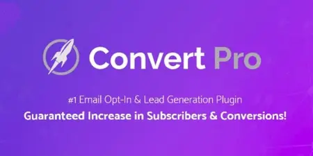 Convert Pro v1.8.10 - #1 Email Opt-In & Lead Generation Plugin