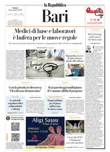 la Repubblica Bari - 18 Gennaio 2025