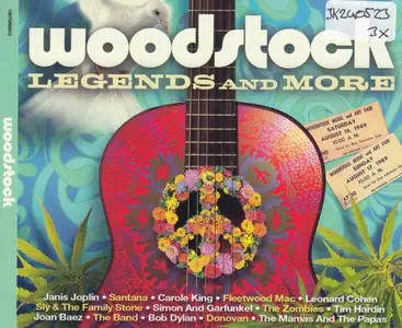 VA - Woodstock Legends And More (3CD, 2019)