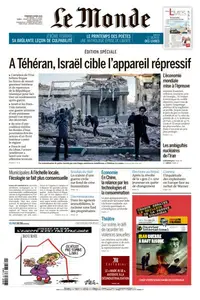 Le Monde du Vendredi 6 Mars 2026