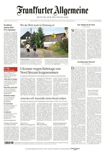 Frankfurter Allgemeine Zeitung 22 August 2025