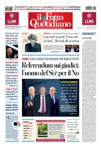Il Fatto Quotidiano - 21 Dicembre 2025