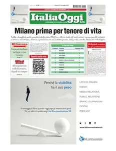 ItaliaOggi - 17 Novembre 2025