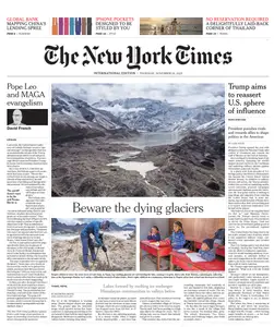International The New York Times - 20 November 2025
