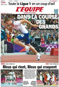 L'Equipe Edition du Jeudi 9 Aout 2012