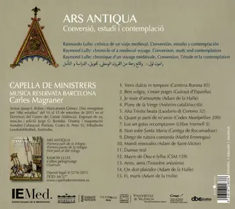 Carles Magraner, Capella de Ministrers - Ars Antiqua: Ramon Llull. Crònica d'un viatge medieval (2016)