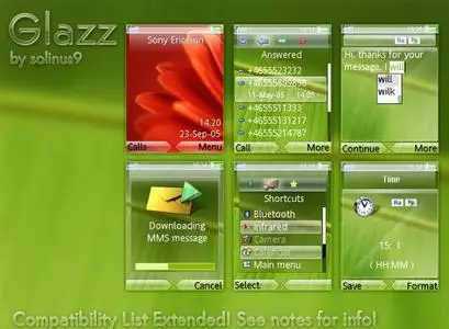 Glazz Sony Ericsson Theme