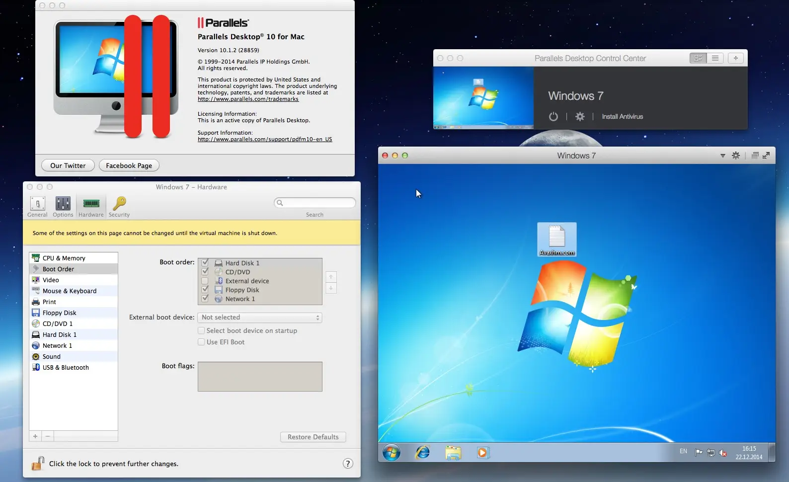 parallels vs vmware linux