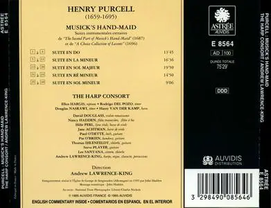 Andrew Lawrence-King, The Harp Consort - Henry Purcell: Musick's Hand-Maid (1995)