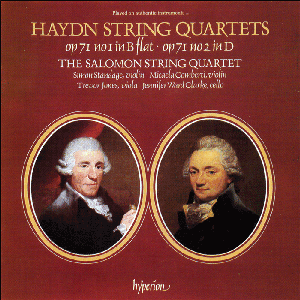 The Salomon String Quartet - Haydn: String Quartets Op. 71 Nos 1-2 (1982)