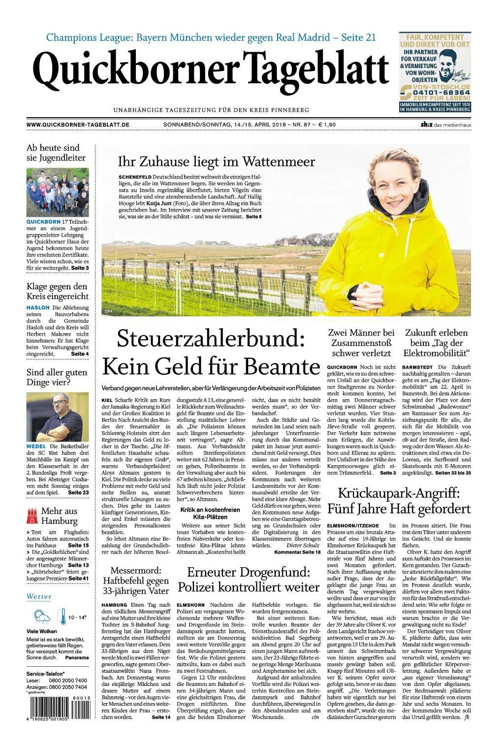 Quickborner Tageblatt - 14. April 2018 / AvaxHome