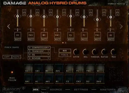 Heavyocity Analog Hybrid Drums KONTAKT